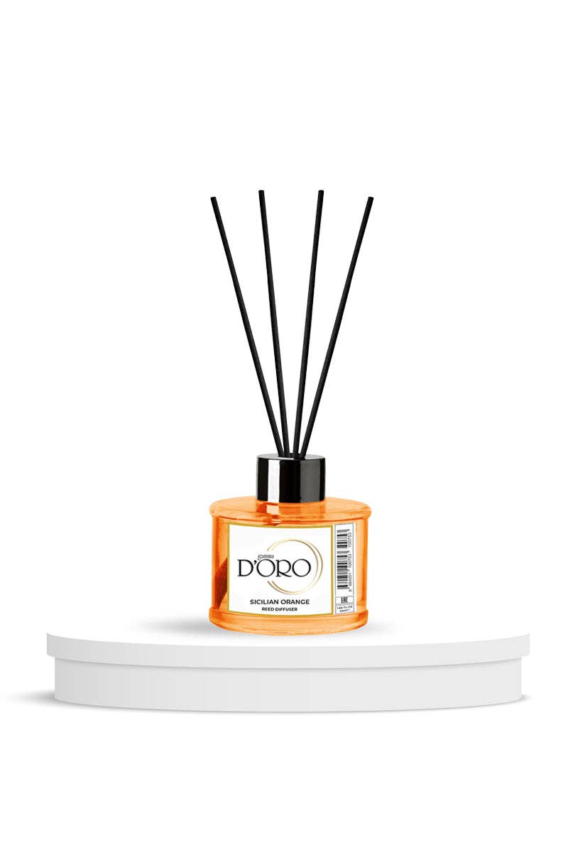 Gamma D'oro – difusor de fragrâncias por atacado – Difusor de Varetas Sicilian Orange Gamma D'ORO - 100 ml