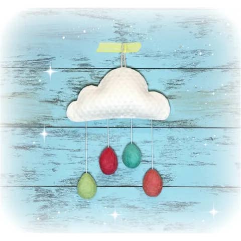 The Felt Pod - Wholesale Decorative tabletop object - Felt Raindrops4