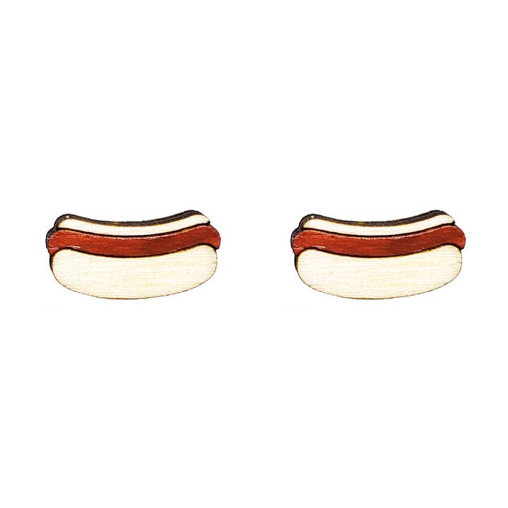 Hot Dog Stud Earrings for wholesale by Le Chic Miami
