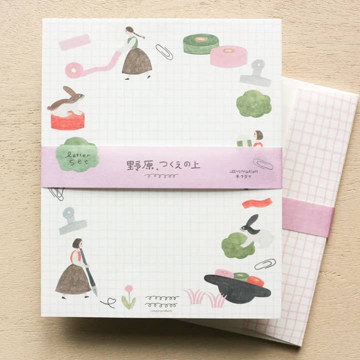 Conjunto de Letras Japonesas Gravata – Papelaria Mino Washi 16 peças por atacado de 「FUNJI」In Japan