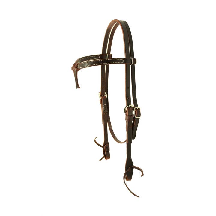 J Wayne Leather - Wholesale Horseback Riding Gear - Knotted Brow Headstall0