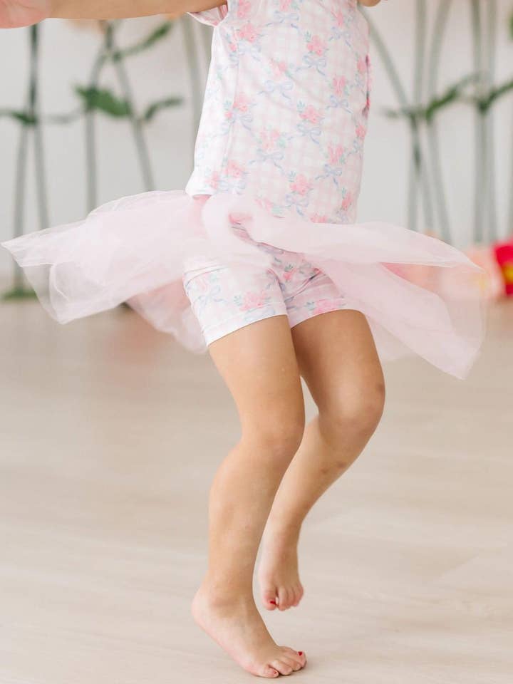 Mila & Rose - Wholesale Tutu - Kids - Ribbons & Roses Tutu Shorts