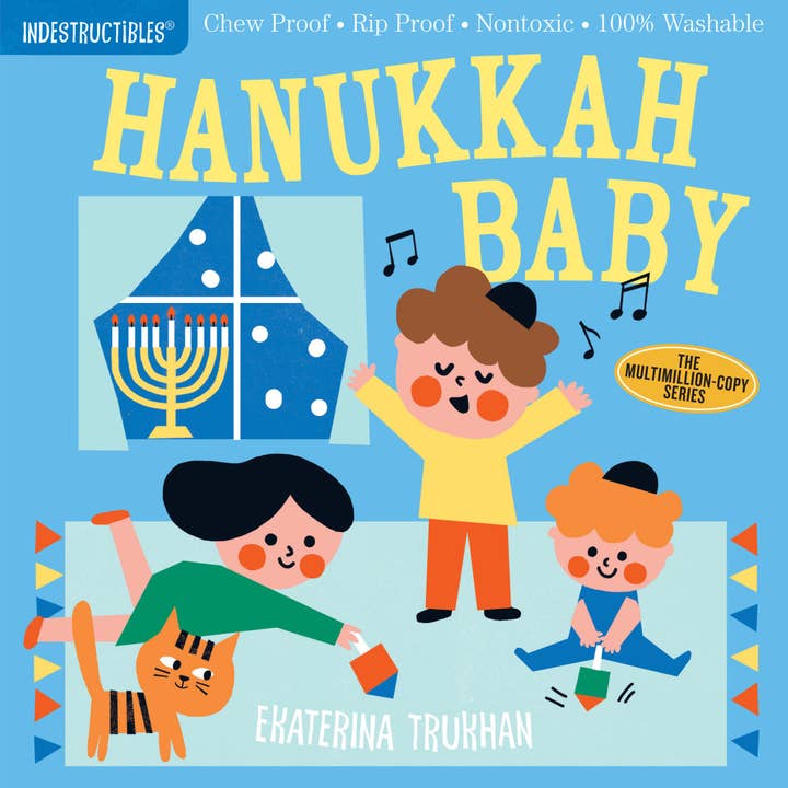 Hachette Book Group - Wholesale Baby & Toddler Book (0-2) - Indestructibles: Hanukkah Baby