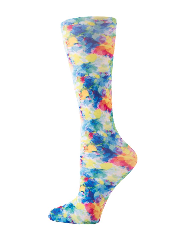 Bright Watercolors - Smukke kompressionsstrømper for engroshandel hos Cutieful