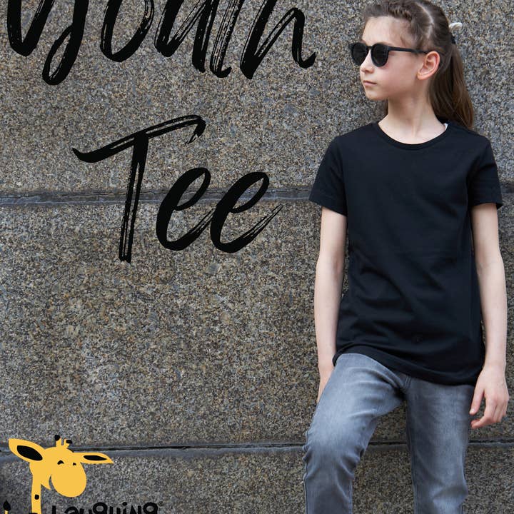 Laughing Giraffe - Wholesale T-Shirt - Kids - Toddler Youth Unisex Kids Short Sleeve Blank T-Shirt 6-PACK