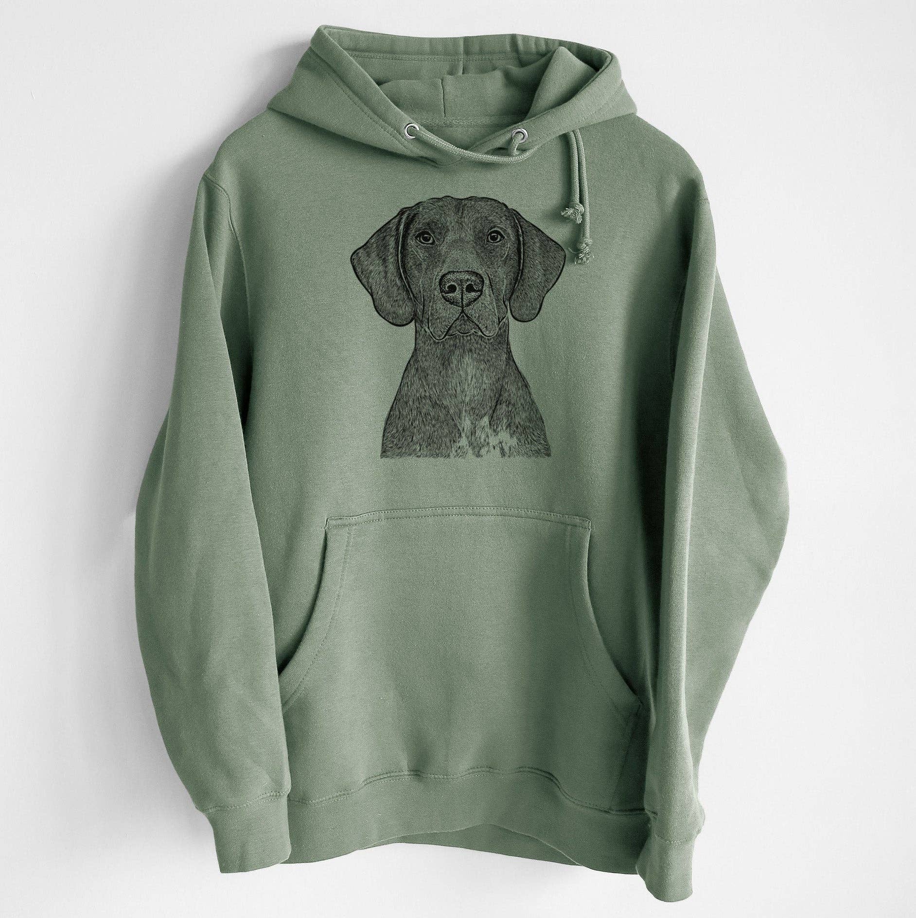 Inkopious - Wholesale Hoodie - Unisex - Lucifer the German Shorthaired Pointer- Heavyweight Fleece Hoodie1