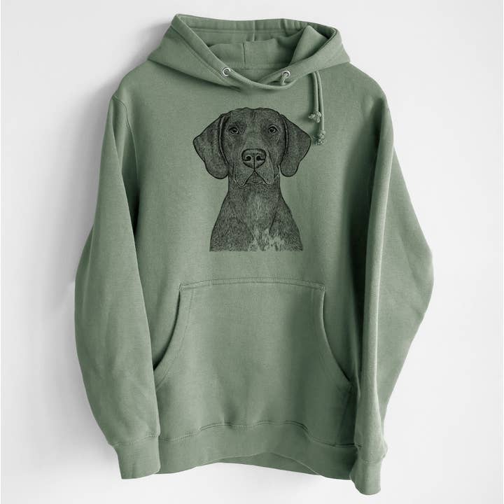 Inkopious - Wholesale Hoodie - Unisex - Lucifer the German Shorthaired Pointer- Heavyweight Fleece Hoodie1