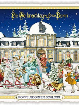City postcard, Christmas Poppelsdorf (cross), PK161 for wholesale by Actetre Deutschland Gmbh
