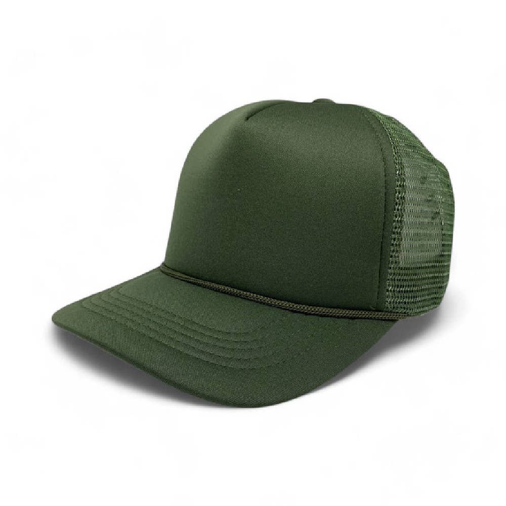 DOBBI - Wholesale Trucker Hat - Unisex - PLAIN FOAM TRUCKER 25