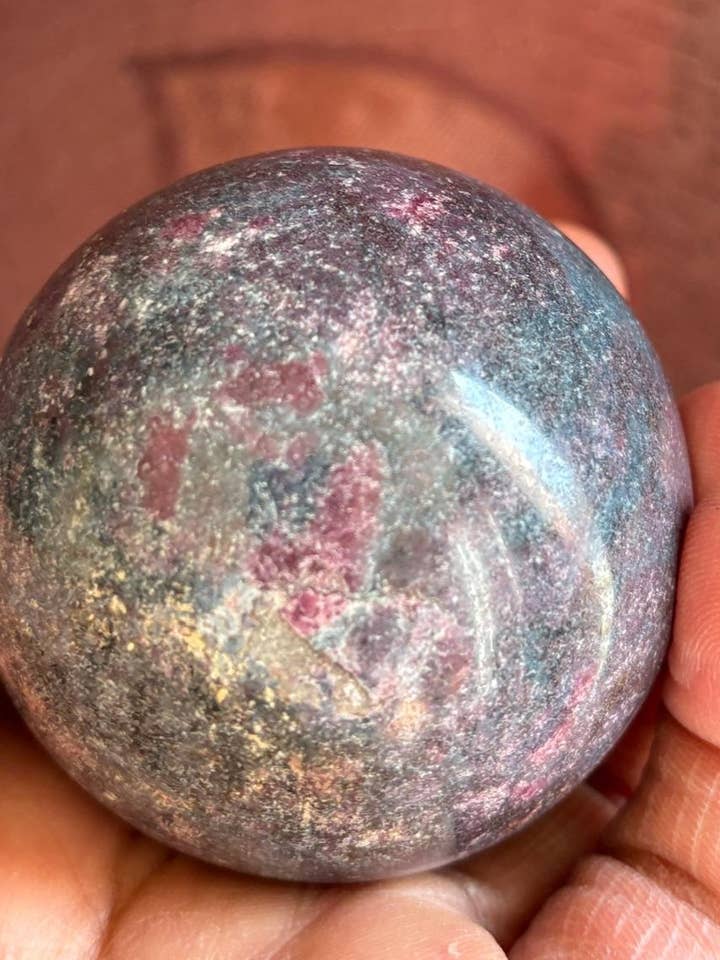 Esfera Ruby Fuchsite por atacado de jiomind