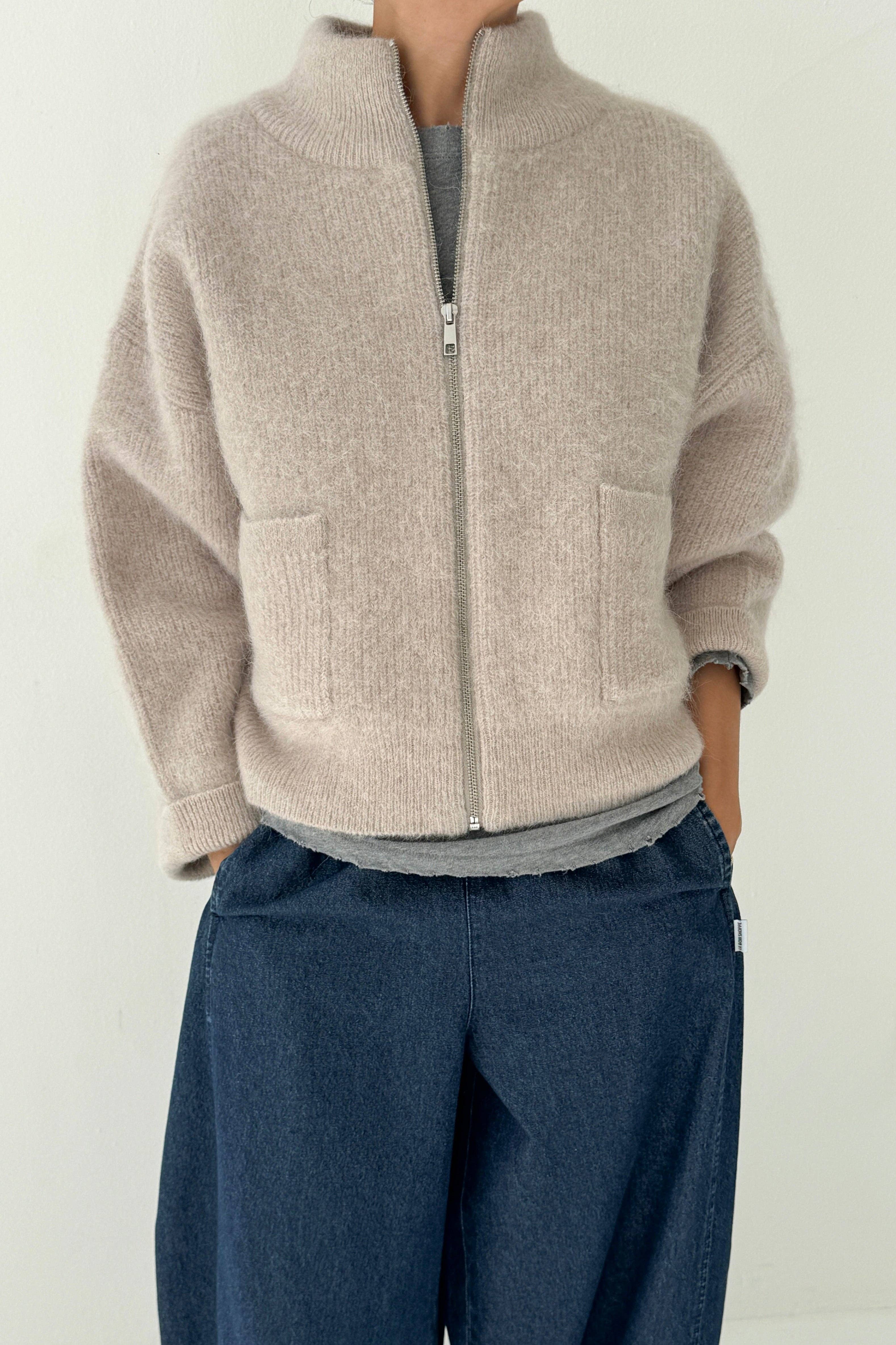 Le Bon Shoppe - Wholesale Jacket - Women's - Alpaca Zip Front Jacket - (2XS/S - 2M/L)12