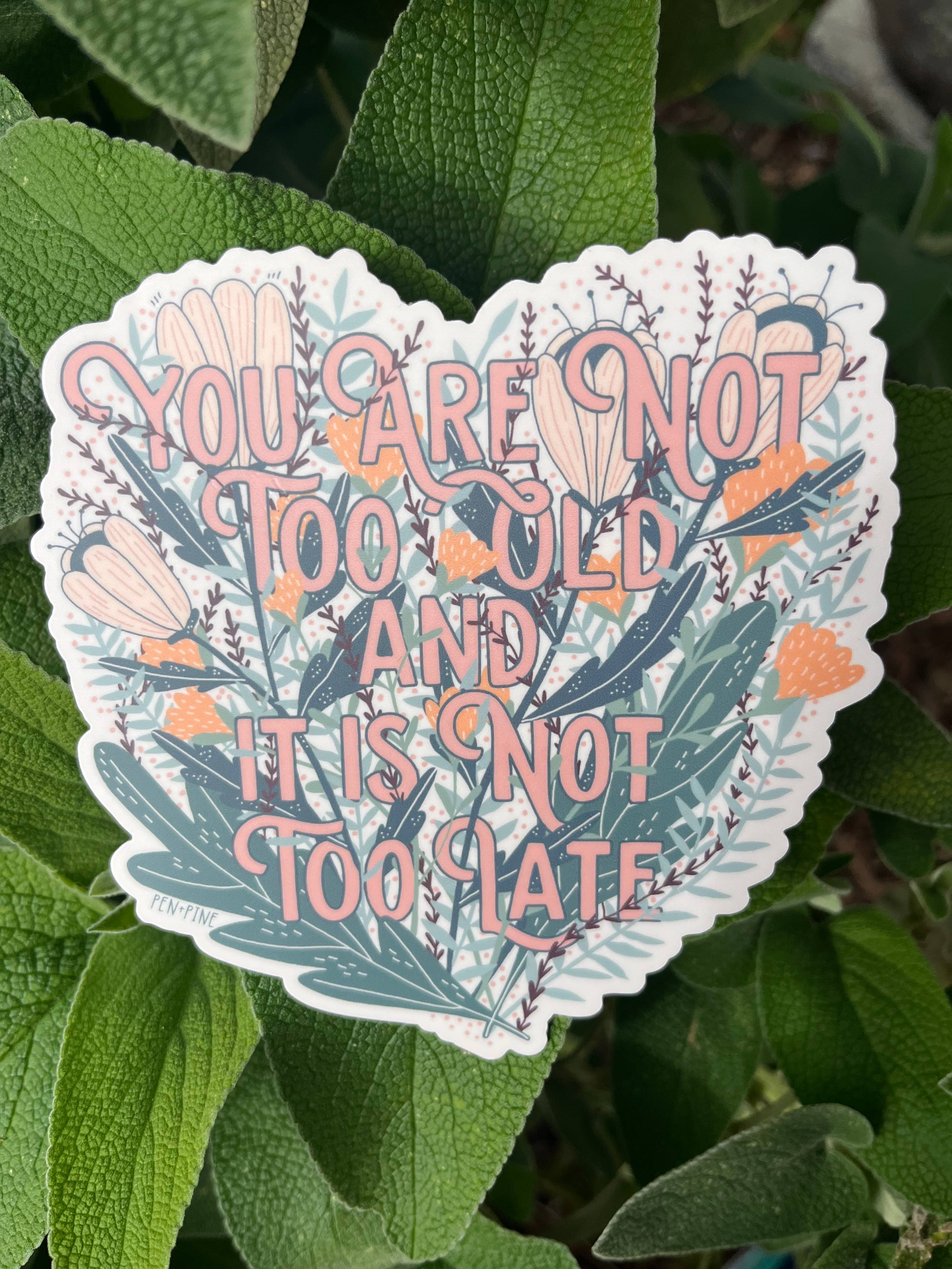 Pen+Pine - Wholesale Sticker - You're Not Too Old Sticker2