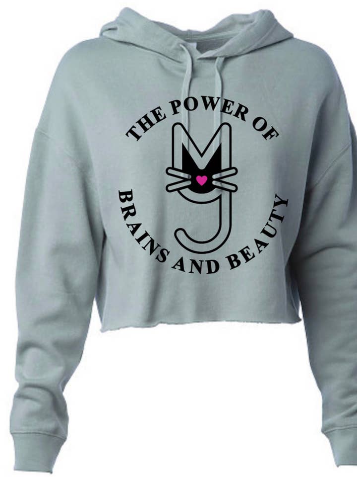 Power of Brains and Beauty Hoodie für Damen für den Großhandel von M.T.A.P. Clothing