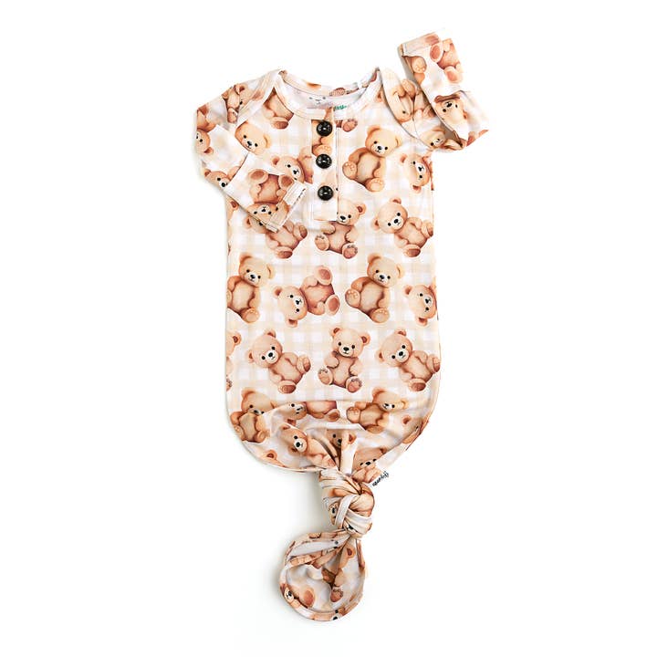 Gigi and Max – wholesale Klänning - Baby – Teddyklänning Nyfödd Bambu Björn Dräkt Babypresent