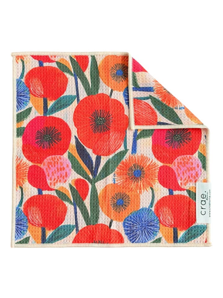 Meadow Mates: Double-Sided Washcloth for wholesale by Crae.Home