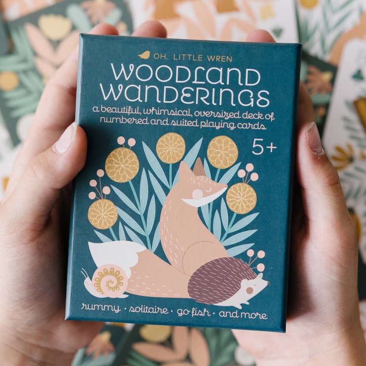 Woodland Playing Cards Deck | Family Game Night Favorite for wholesale by oh, little wren