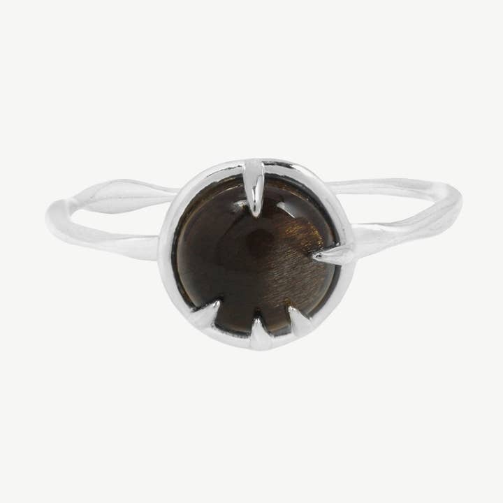 Diseuse de bonne aventure en pierre de lune noire pour la vente par Studio Grun