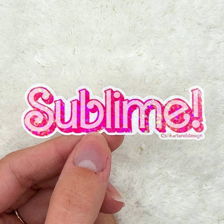 Slik Art and Design – Engroshandel Klistermærke – Sublim! Klistermærke0