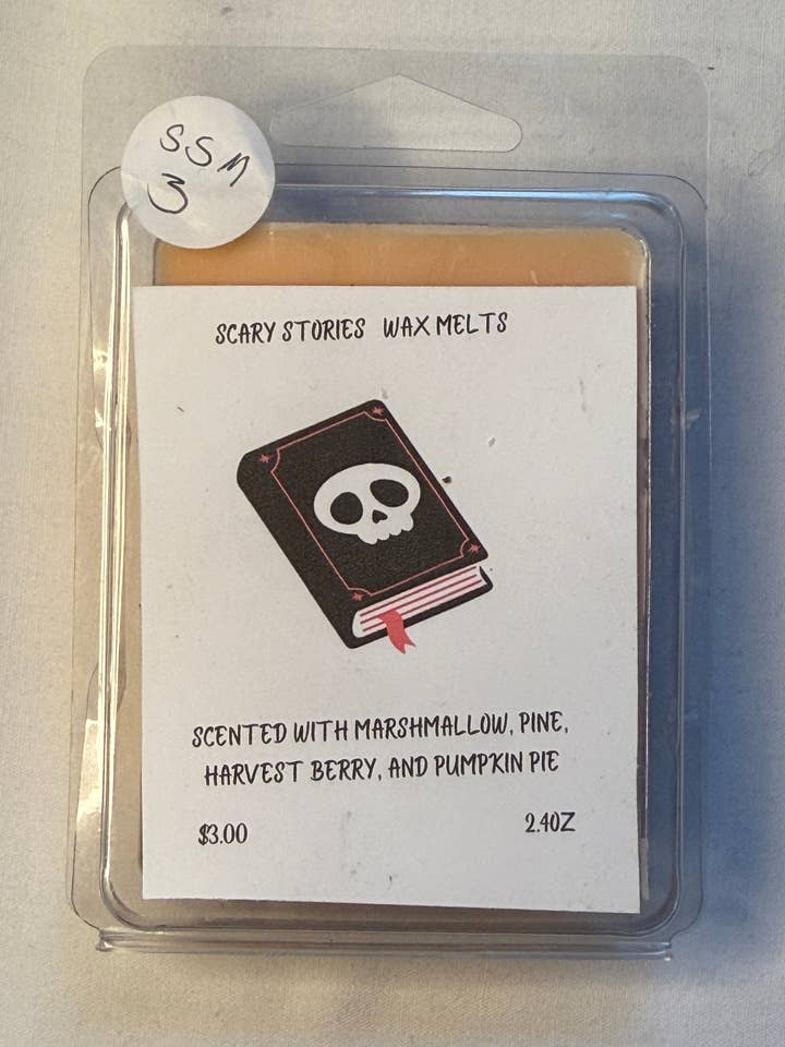 Scary Stories Wax Melt for wholesale by Chaotic Crystal Chick Co.