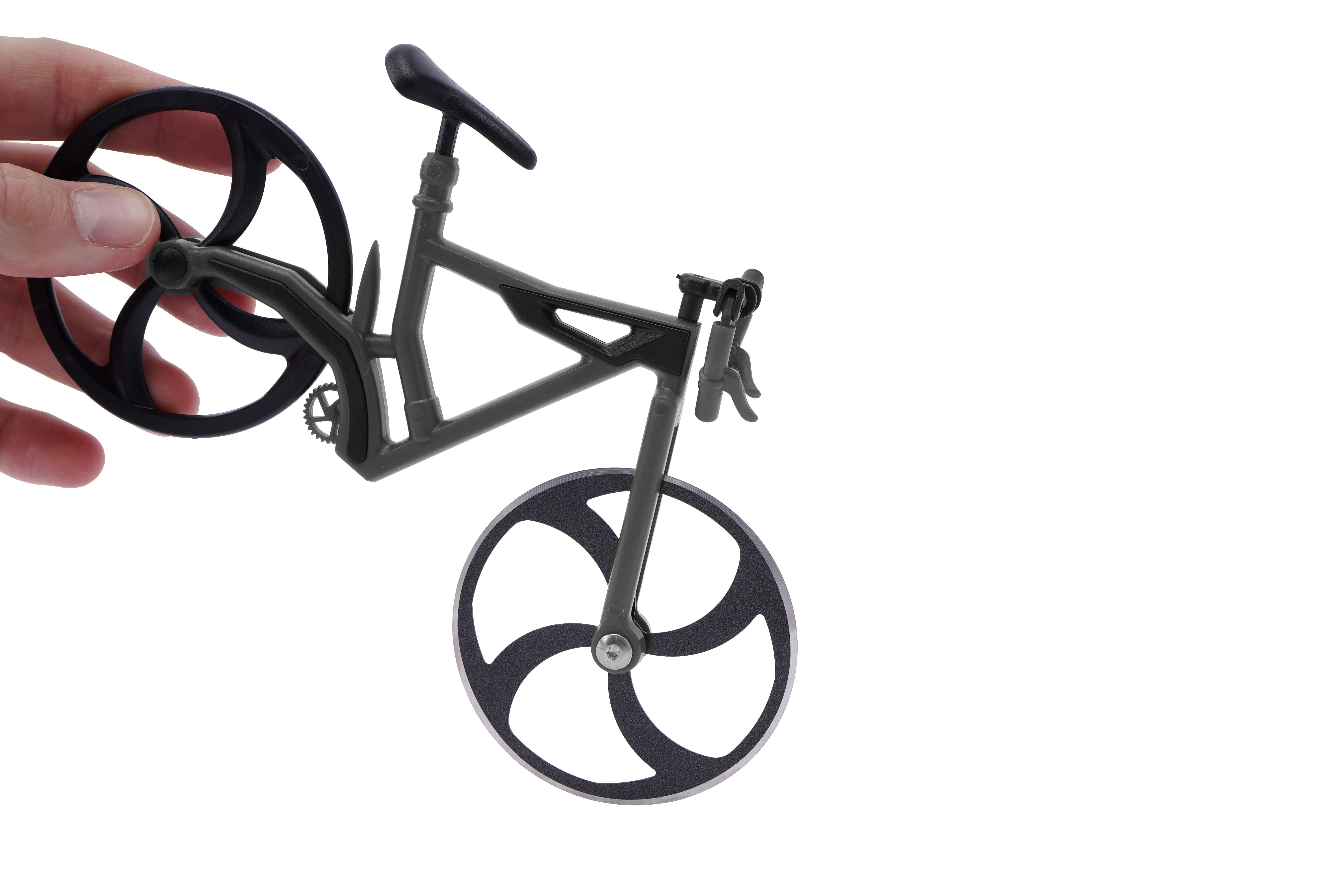 CGB Giftware - Wholesale Pizza Wheel - Dapper Chap 'King Of The Pizza' Bike Pizza Cutter3