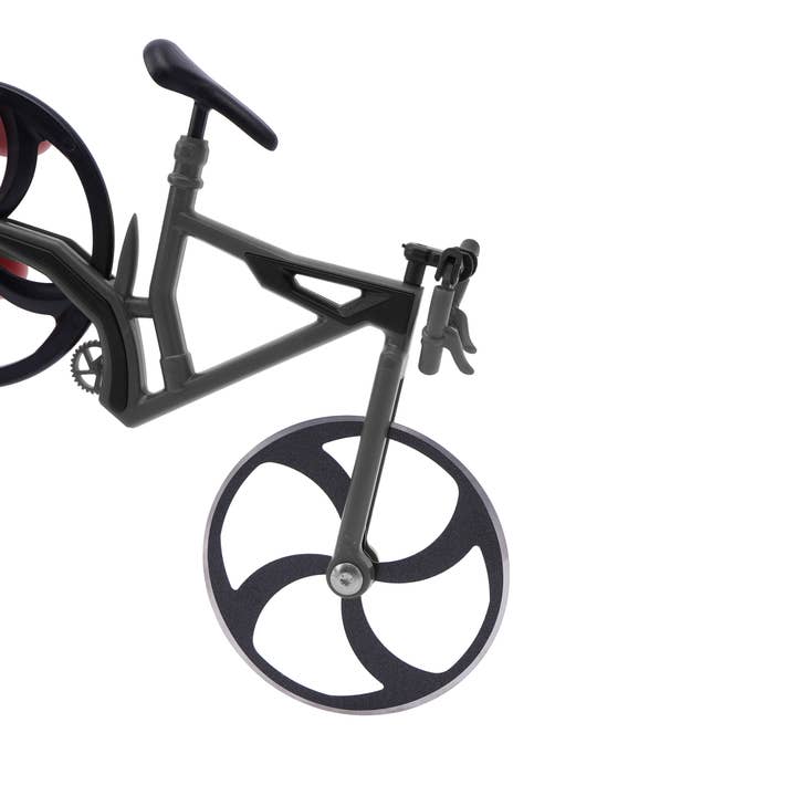 CGB Giftware - Wholesale Pizza wheel - Dapper Chap 'King Of The Pizza' Bike Pizza Cutter3