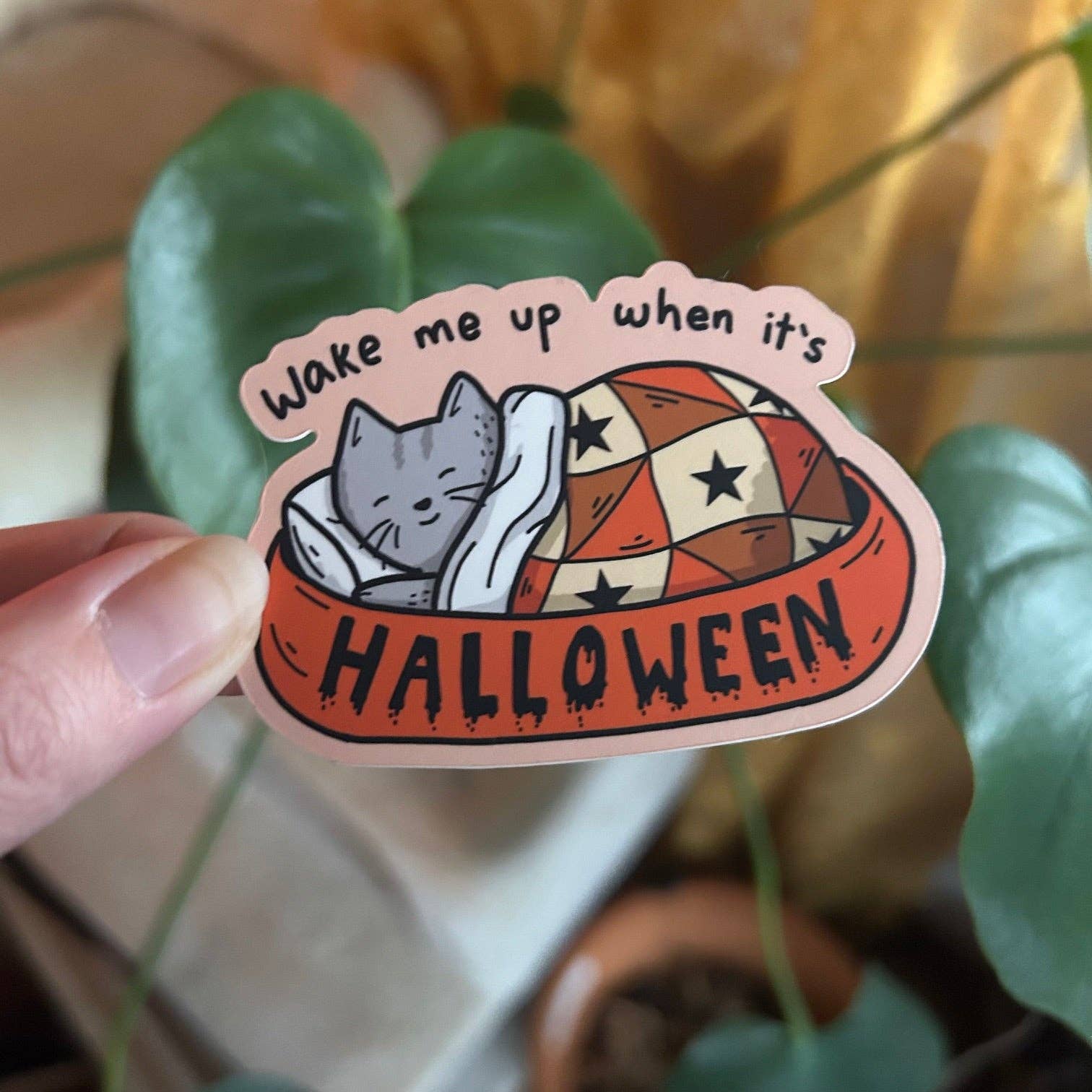 Little Spooky Studio - Wholesale Sticker - Sleep Til October Sticker1