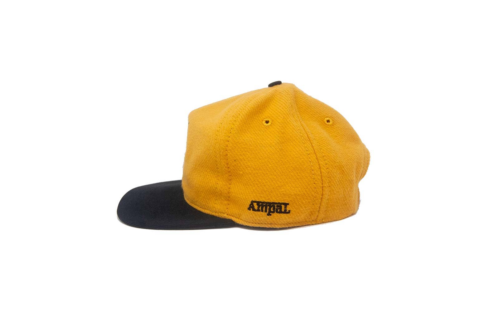 The Ampal Creative - Wholesale Flat Brim Cap - Unisex - LIVE FAST Gold - Snapback3