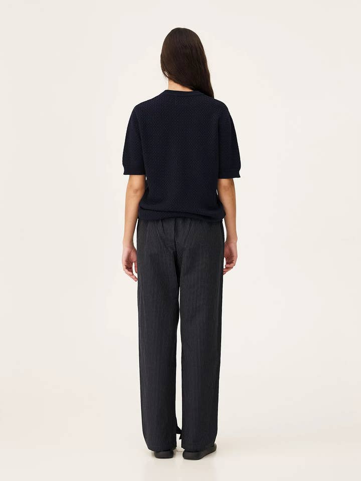 NOYOCO - Wholesale Pants - Women's - Helio midnight stripes pants7