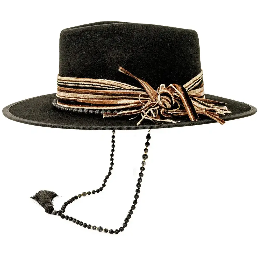 American Hat Makers - Wholesale Fedora – Women’s - Tear Drop Wool Felt Hat - Style Moonshine10
