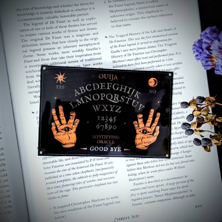 Segnalibro trasparente - Spirit Board Vintage Orange Third Eye Goth per la vendita all'ingrosso da parte di Dark Veinlet