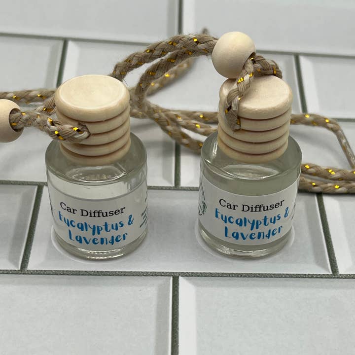 MJ’s Royal Scents - Wholesale Reed Diffuser - Eucalyptus and Lavender Car Diffuser0