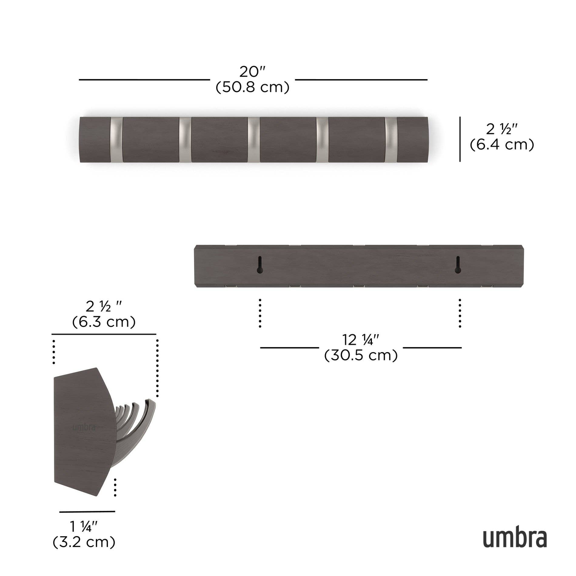 Umbra - Wholesale Wall Hook - Flip 5 Wall Mounted Hook27