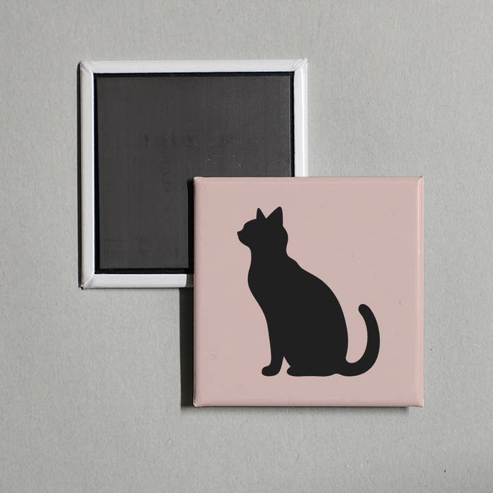 Square Mags - Wholesale Magnet - Cat Lady Fridge Locker Cubicle Magnet