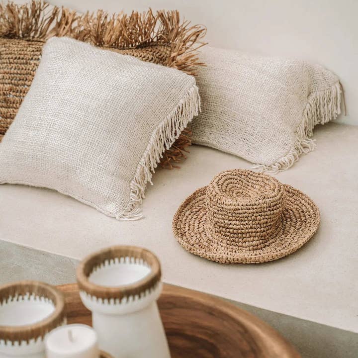 Bazar Bizar Living - Wholesale Throw Pillow Cover - The Oh My Gee Cushion Cover - Cream - 40x403