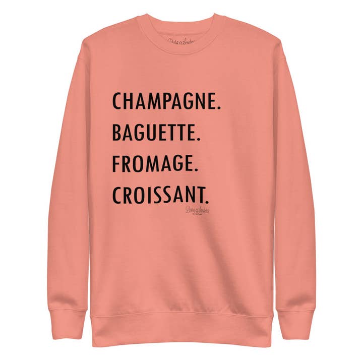 GOURMET LOVE FLEECE PULLOVER for wholesale by Dara Senders