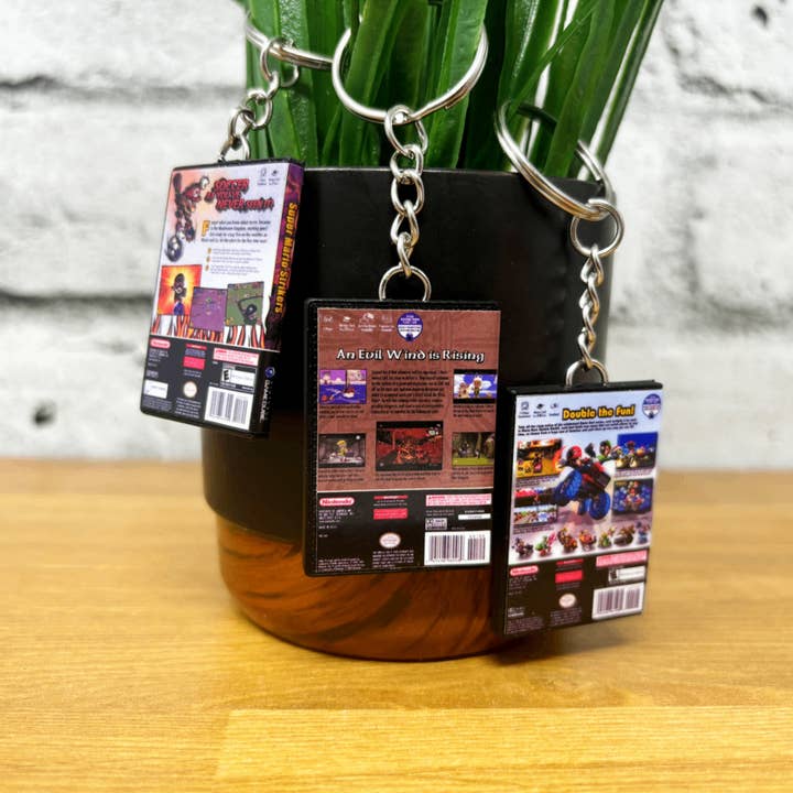BitsyLabs - Wholesale Keychain - Unisex - Gamecube Game Case Keychain8