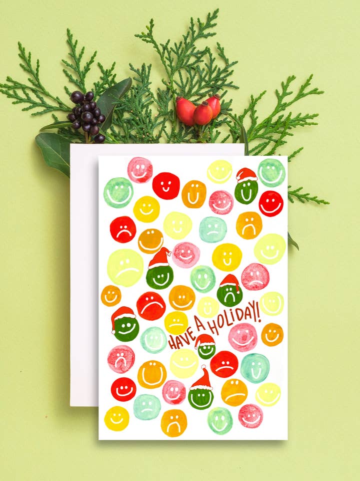Silly Holiday Card for wholesale by Juliann Choe