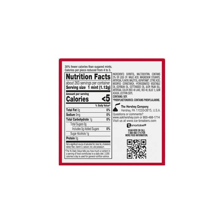 Snacky Candy – wholesale Boiled sweets – Ice Breakers Tins Duo Strawberry Fruit & Cool 1.3 oz 8 count4