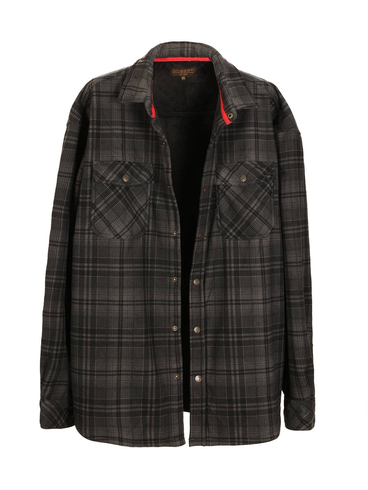 b-one inc – wholesale Shirt Jacket/Shacket - Men’s – Men's Checkered Flannel Shirt Jacket GB-FJ913