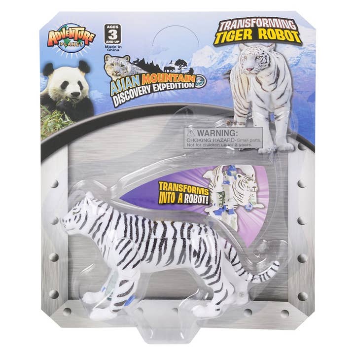 La Luna Bella - Toys - Vente Jouet classique – enfant - Jouets pour enfants WHITE TIGER ROBOT ACTION FIGURE LLB