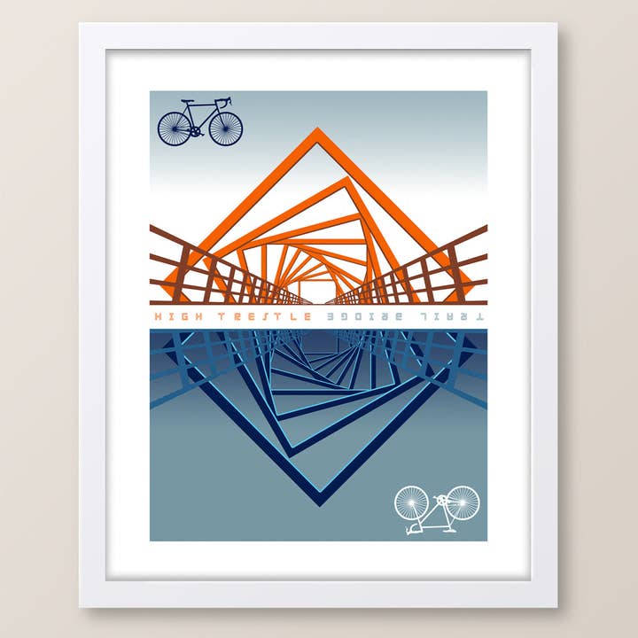 High Trestle Trail Bridge Print for wholesale by Bozz Prints