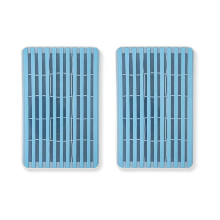 Core Home - Wholesale Ice Tray/Mold - 2pk Printed Lid/Cube Ice Tray - Stripe1
