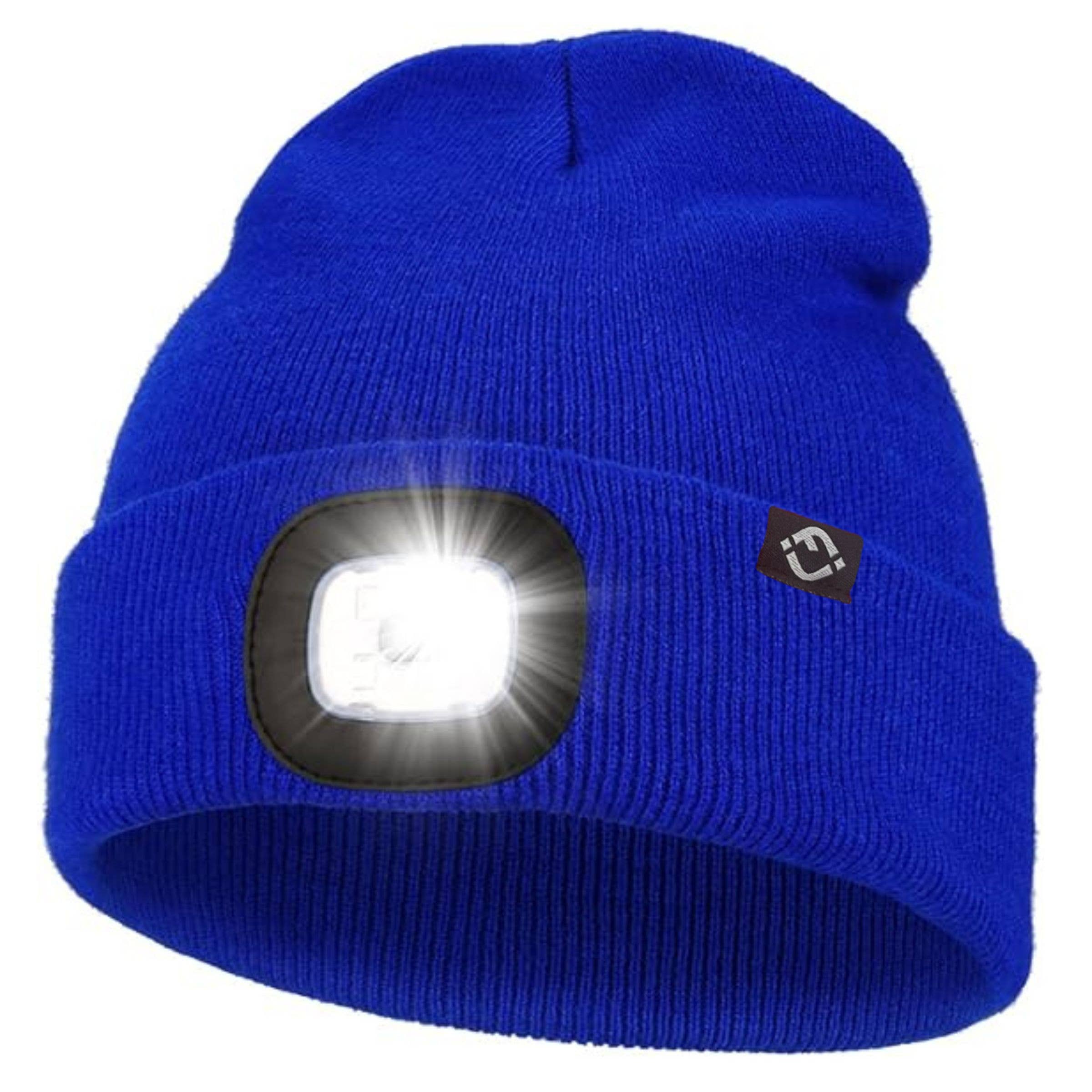 Funky Junque - Wholesale Beanie - Unisex - LED Light Rechargeable Headlamp Beanie2
