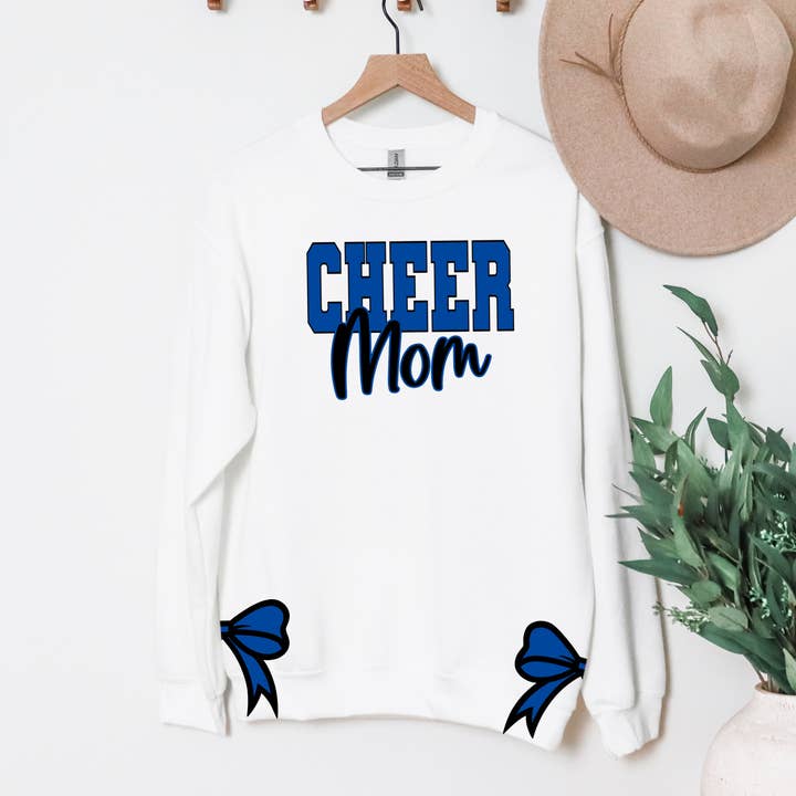 Cheer Mom Spangle Side Bows for wholesale by MidWest Tees