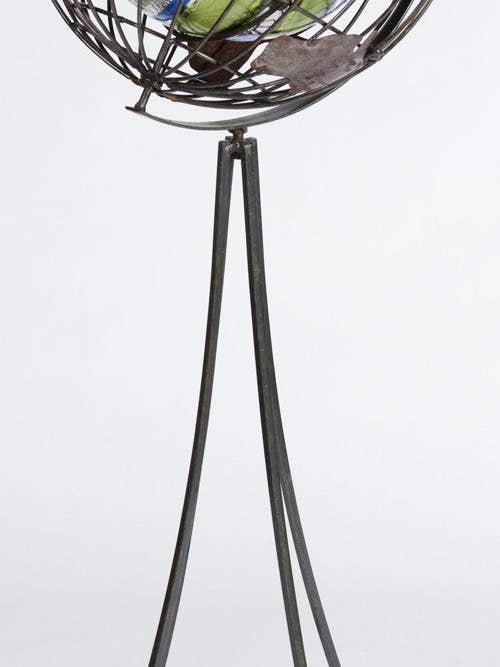 World Topiary with Gazing Ball for wholesale by Garden Iron And More