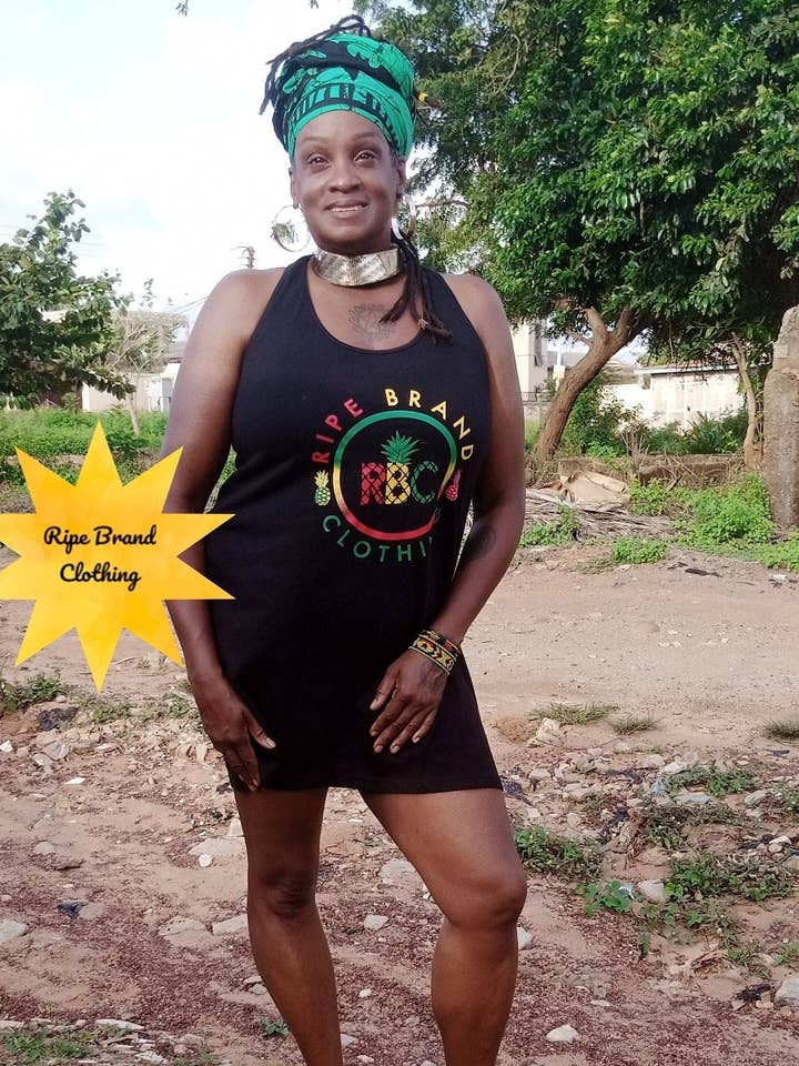 Tank Dress Limited Edition (Clarence) for wholesale by Ripe Brand Clothing/Royal Blossom Company