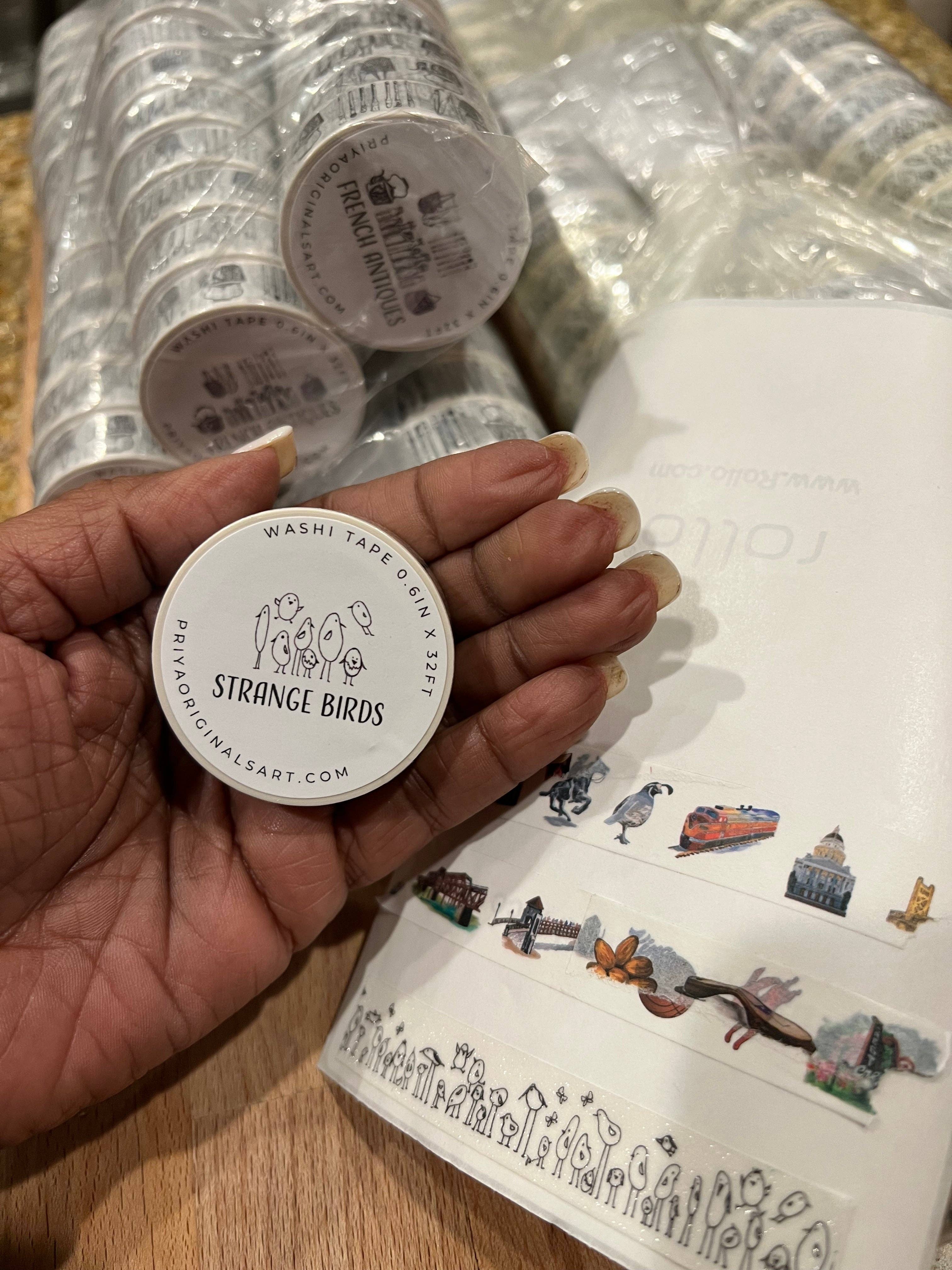 PriyaOriginalsArt - Wholesale Washi Tape - Washi tape - Strange Birds1