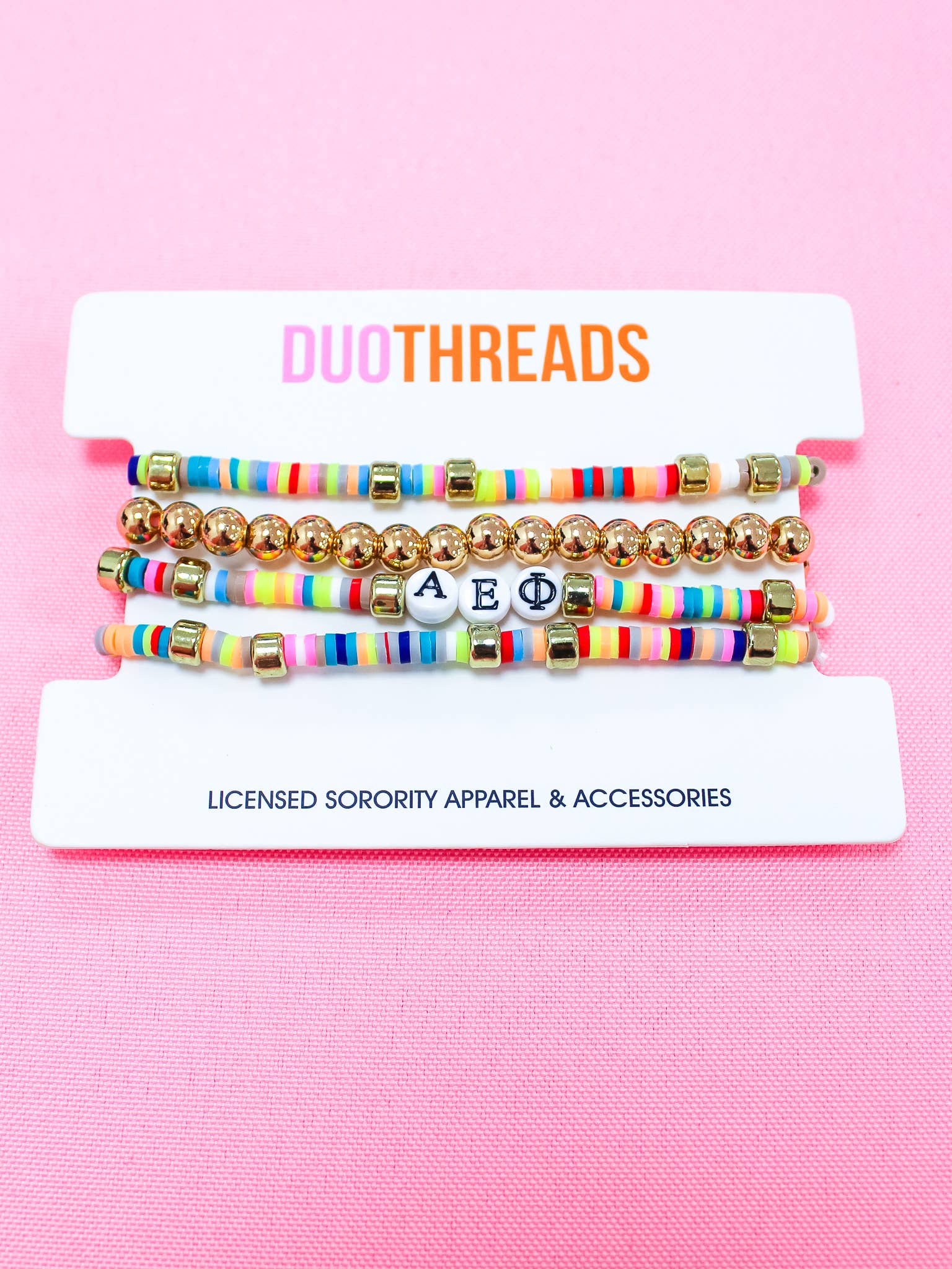 Duo Threads - Wholesale Jewelry Set - Miley Sorority Bracelet Stack2