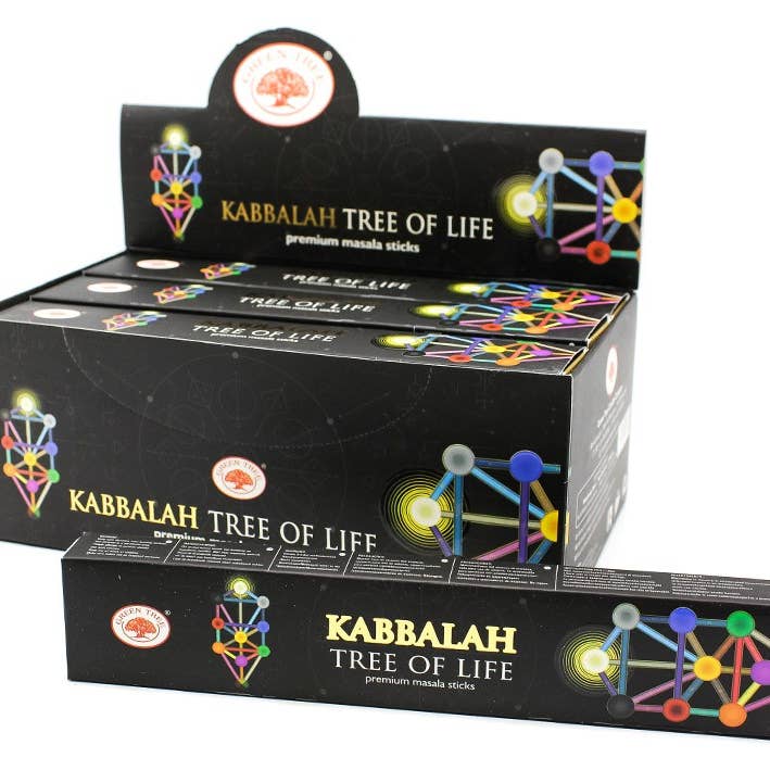 Arbre de vie de la Kabbale Inc. Arbre de vie vert 15 g (12 unités) pour la vente par Esoterica Arte