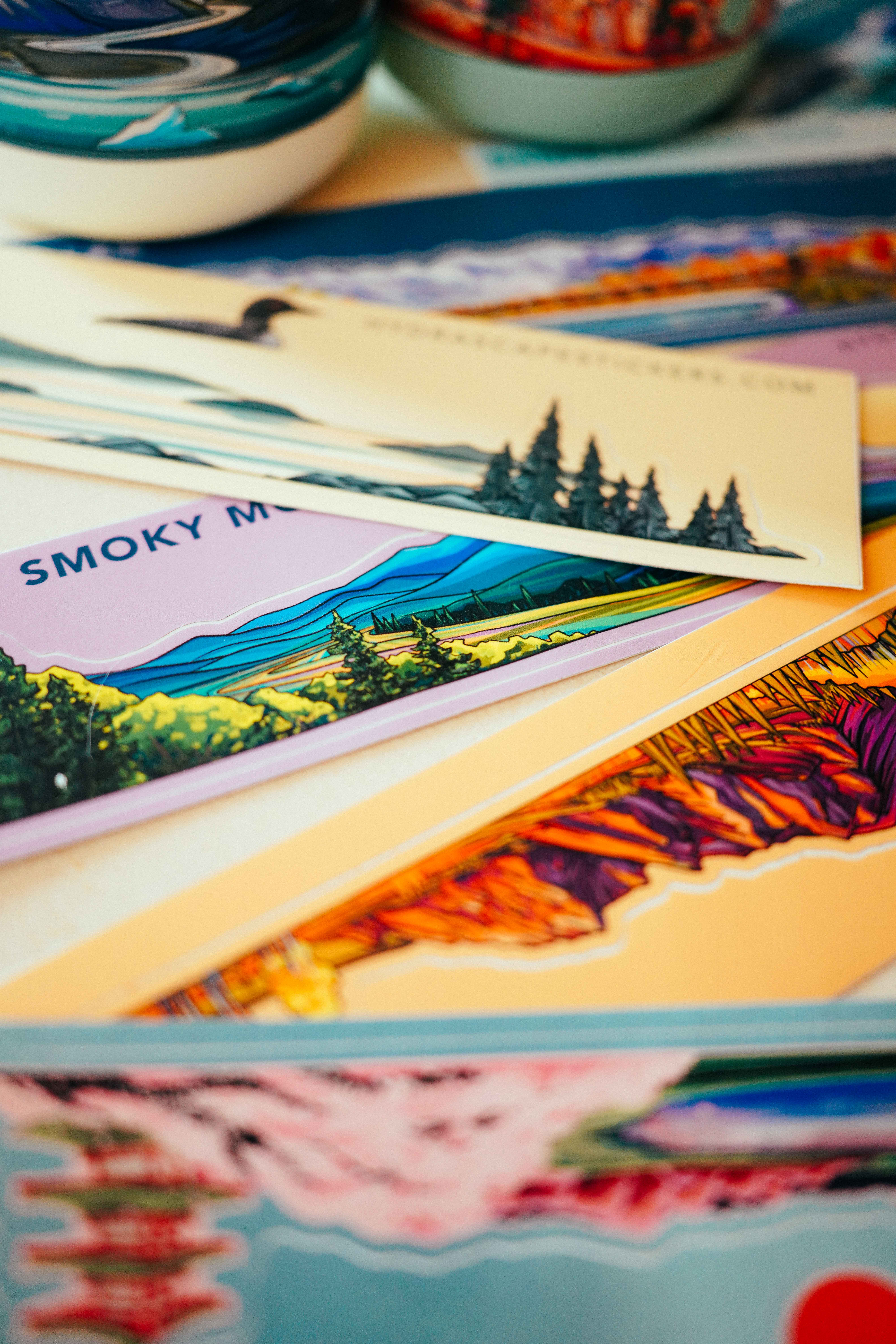 Hydrascape Stickers - Wholesale Sticker - Mount Rainier National Park Miniscape Sticker 5